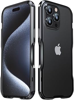 Amazon.com: HENGHUI Aluminum Bumpers for iPhone 15 Pro Max Bumper
