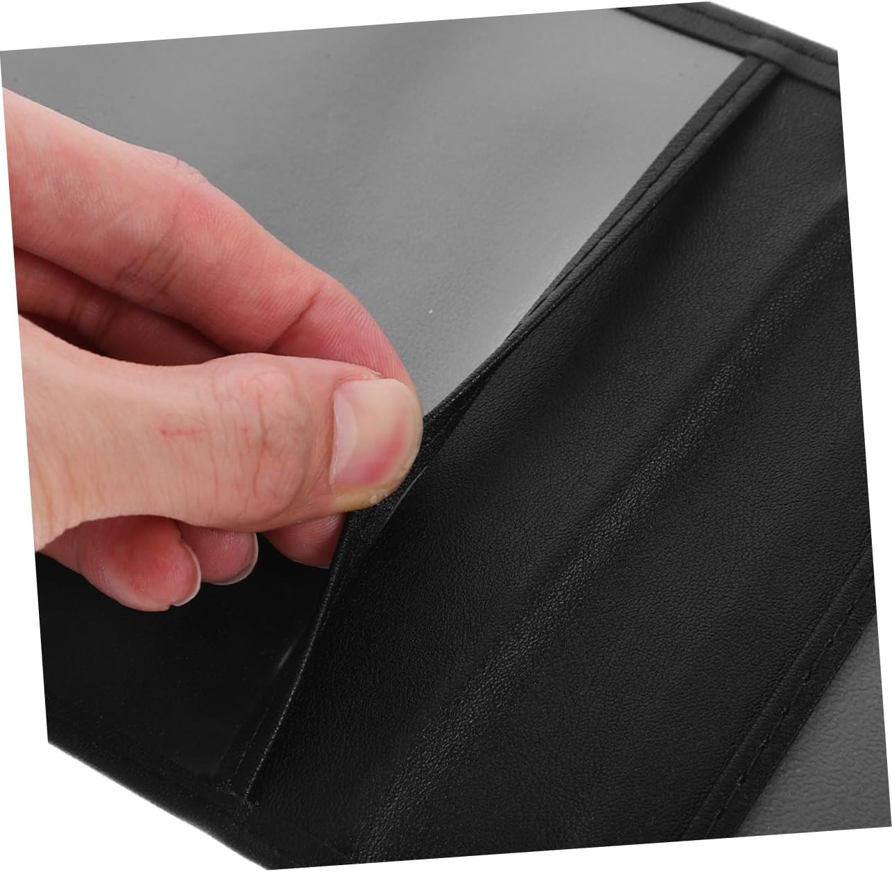 STOBAZA 2Pcs Car Document Holder Durable PU Registration Insurance Card Holder Compact Lightweight Vehicle Organizer for Id Cards Important Papers