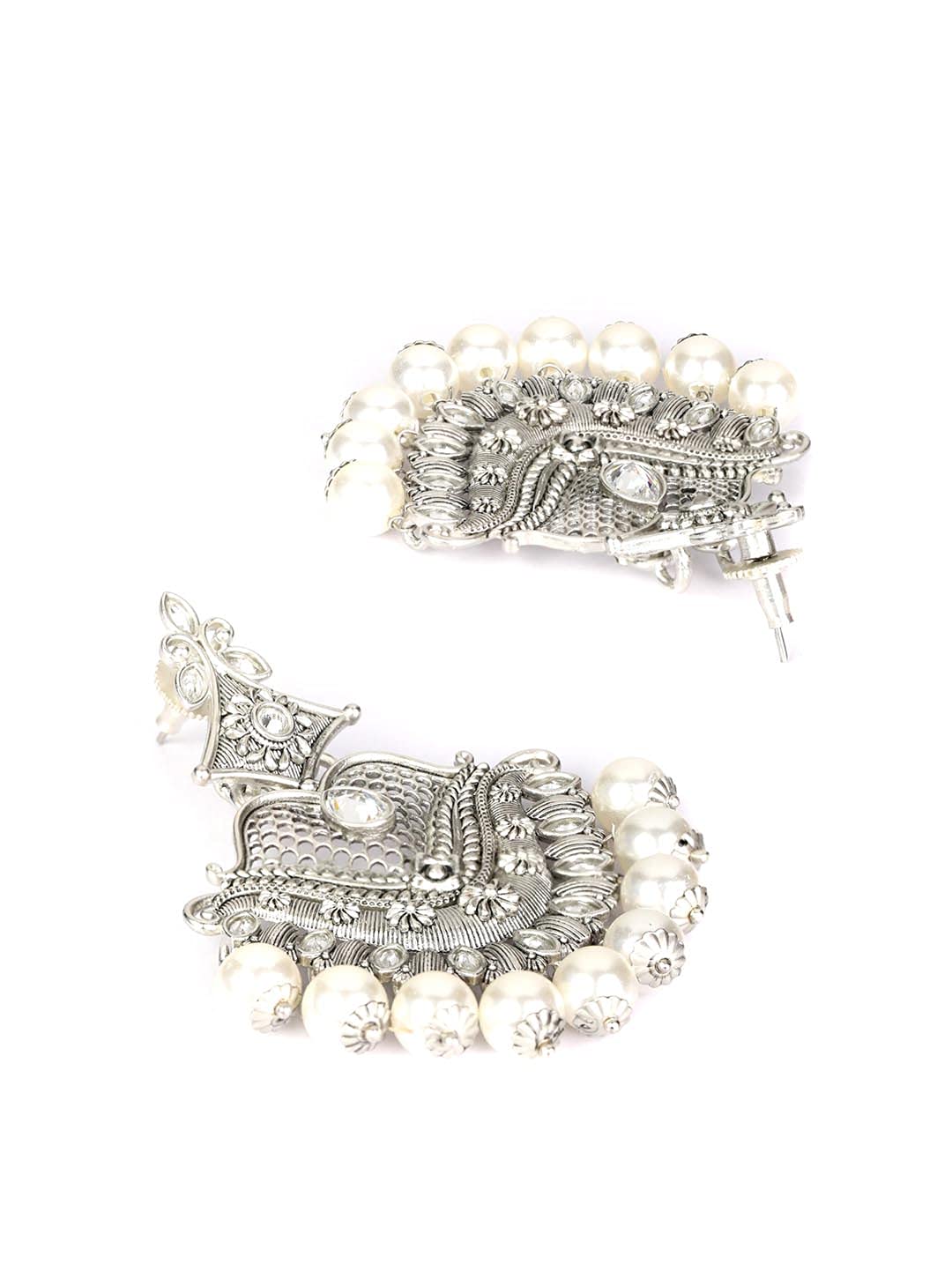 Pearls Kundan Pearls Plated Drop Earring, Stylish Gift