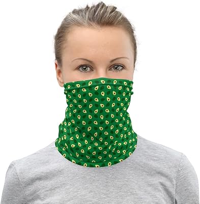Avocados Neck Gaiter Face Cover Scarf Stitched Unisex | Breathable Fabric | Stretch Fabric