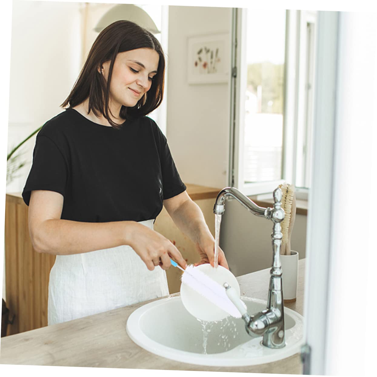 SOLUSTRE 15stücke Teiliges Flaschenbürsten Multifunktionale Reinigungsbürsten Für Babyflaschen Wasserflaschen Und Thermosflaschen Flexibles Design Einfache Reinigung Von Schwer