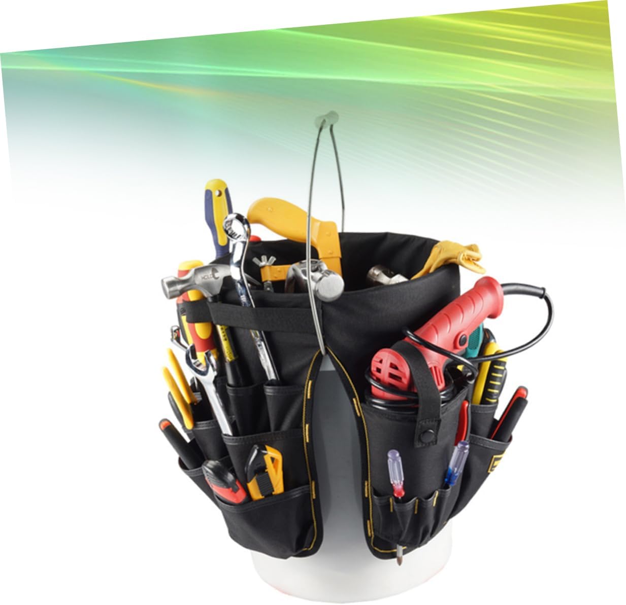 Maintenance Bag Electrician's Pouch Tool Holder Large Main Compartment Small Front Pocket for Parts