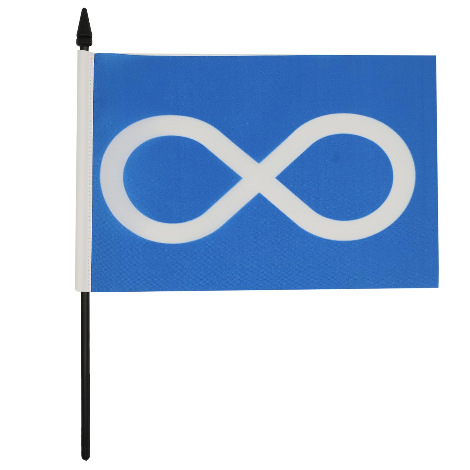 AZ FLAG Metis people of Saskatchewan and Québec Table Flag 5'' x 8'', metis Office Decoration 100% Polyester 21 x 14 cm - Image 2