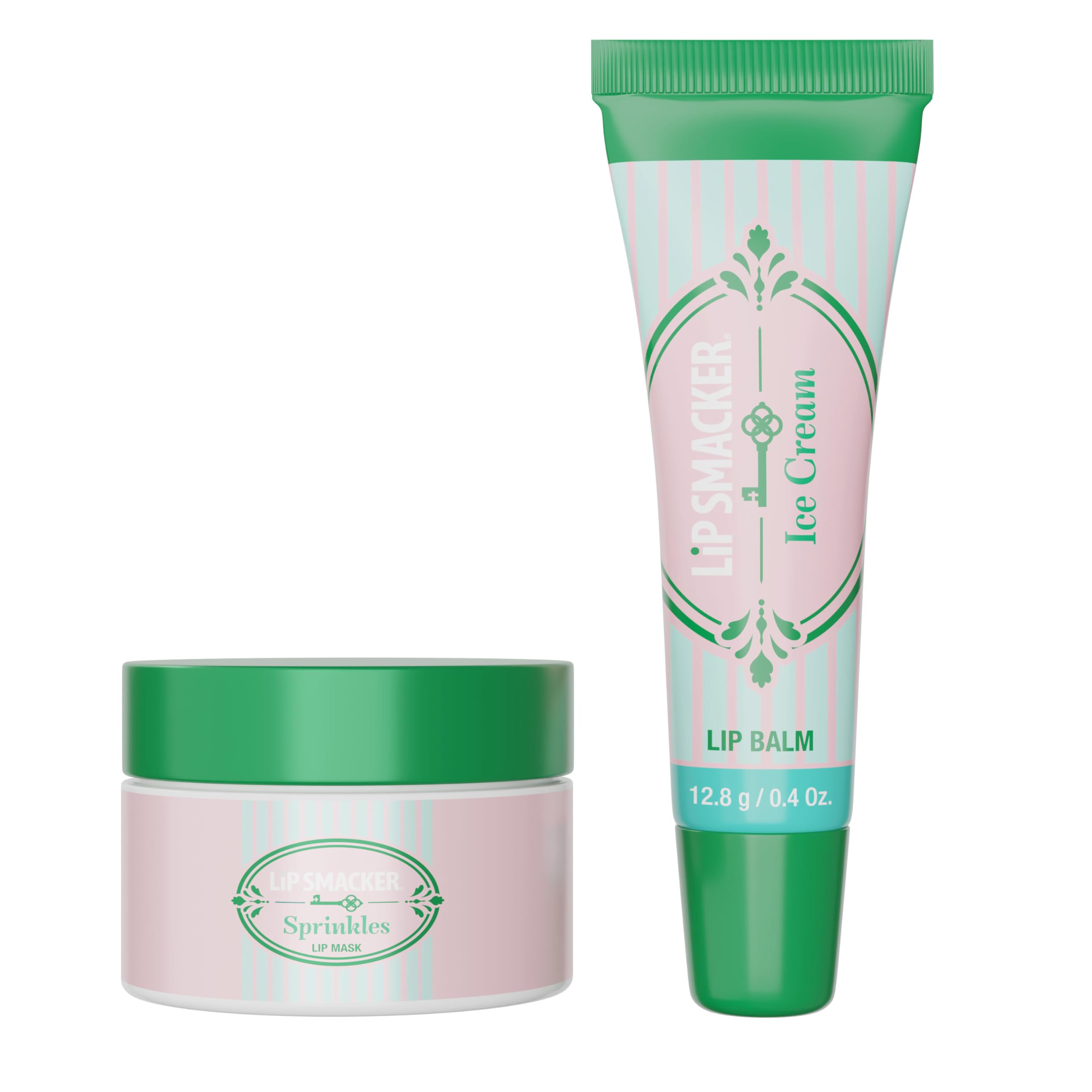 Lip Smacker Holiday Don’t Disturb Lip Kit – Chocolate & Raspberry Flavors, Hydrating Lip Care Gift Set