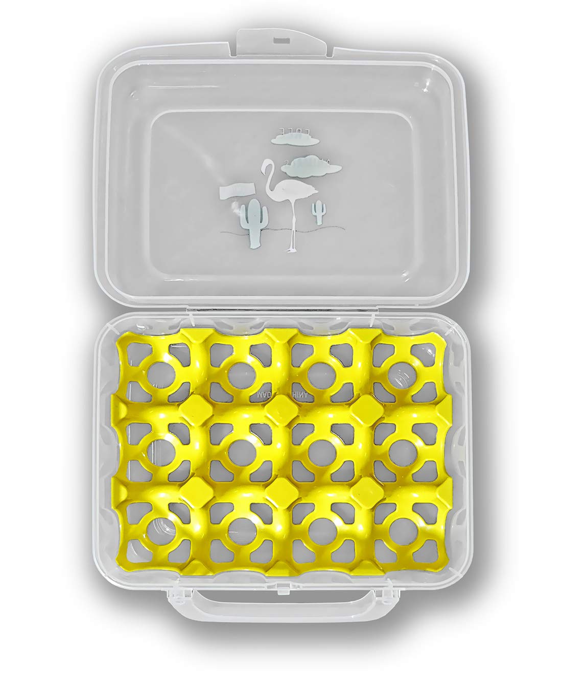 Shopper52 Plastic Egg Tray Box for Fridge Egg Storage Container Basket Crate for Home - EGGTRAY 1