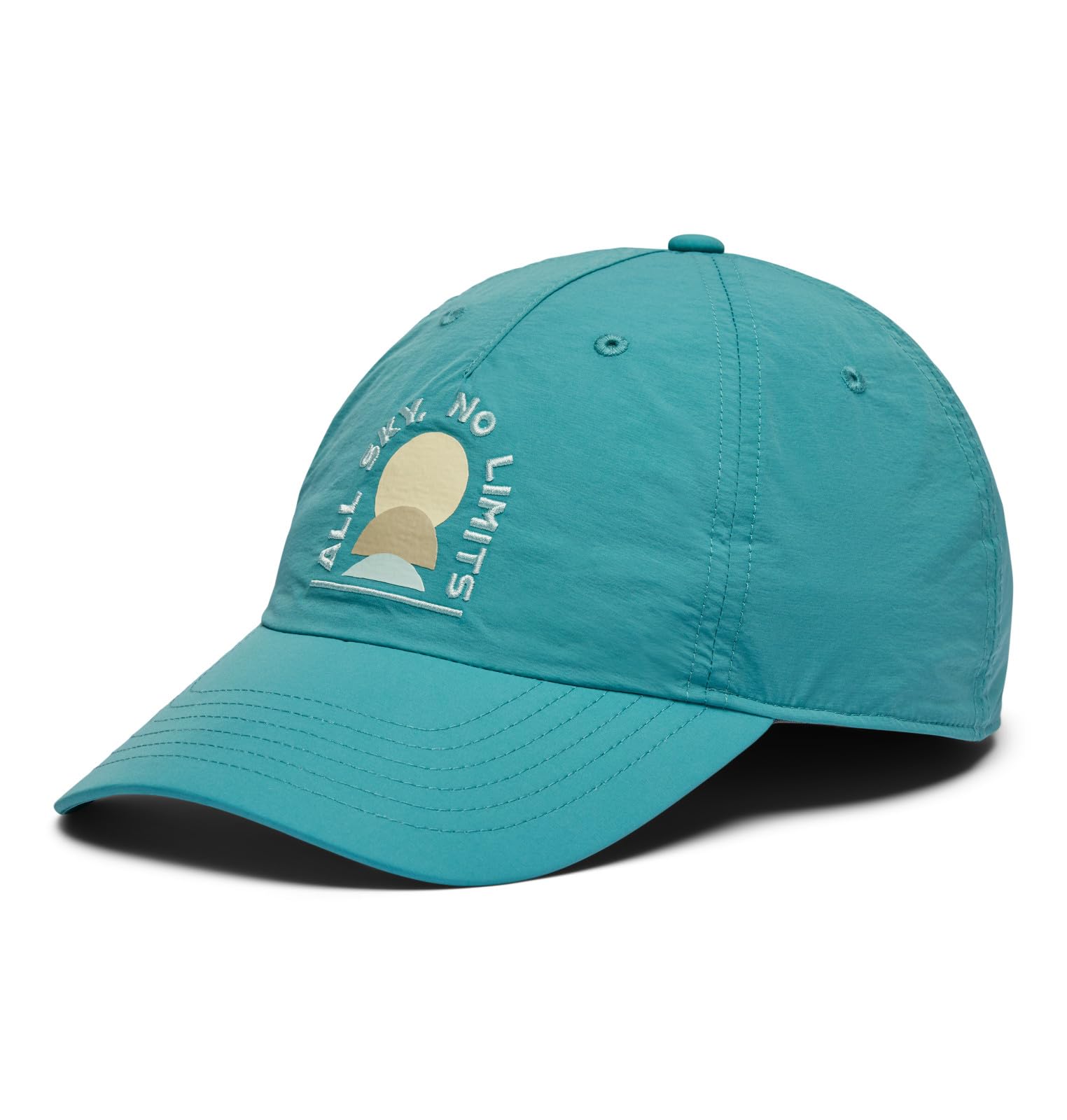 Columbia Unisex Spring Canyon 2 Ball Cap, Baseball Cap, Teal/No Limits, O/S