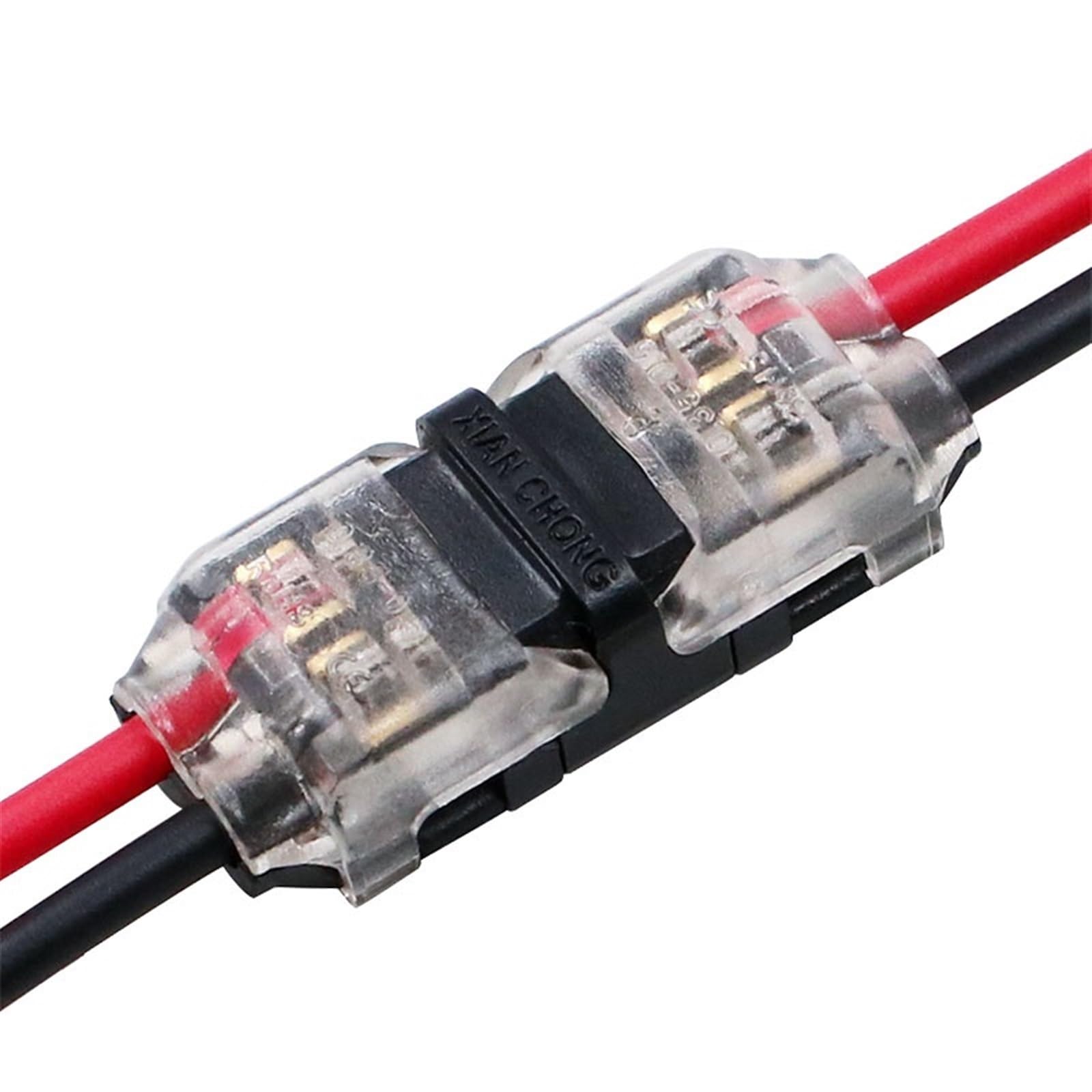 Conector rápido de resorte douki de 2 pines sin soldadura para tiras LED, 5 uds.