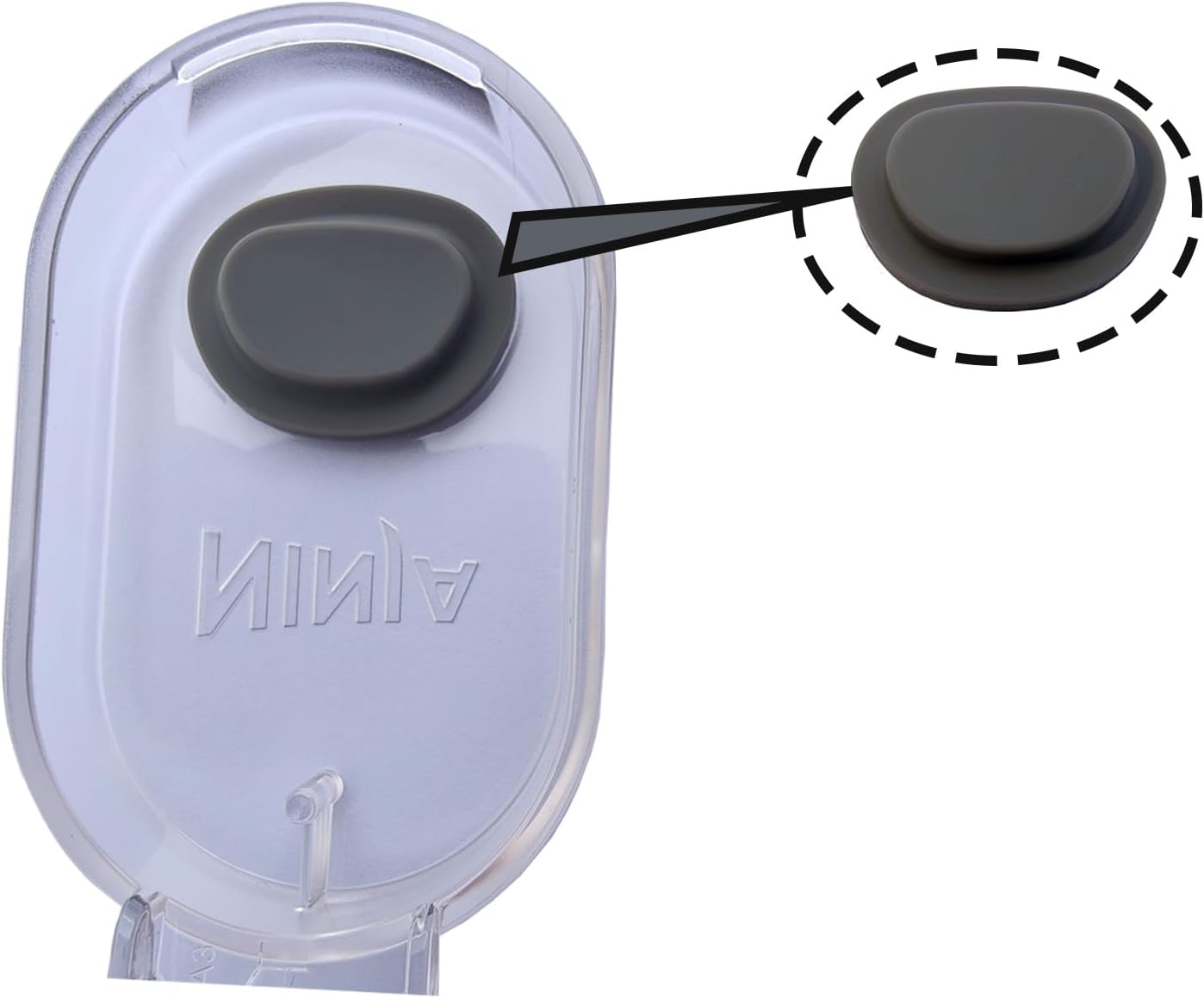 Spout Lid Seal for Ninja Blast Max Portable Blender BC200 and BC251 | Food grade, BPA free, Leakproof, Dishwasher safe