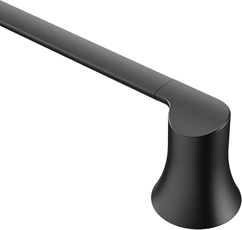 Miniatura 6 de Moen Doux YB0224BN - Toallero individual de níquel cepillado de 24 pulgadas