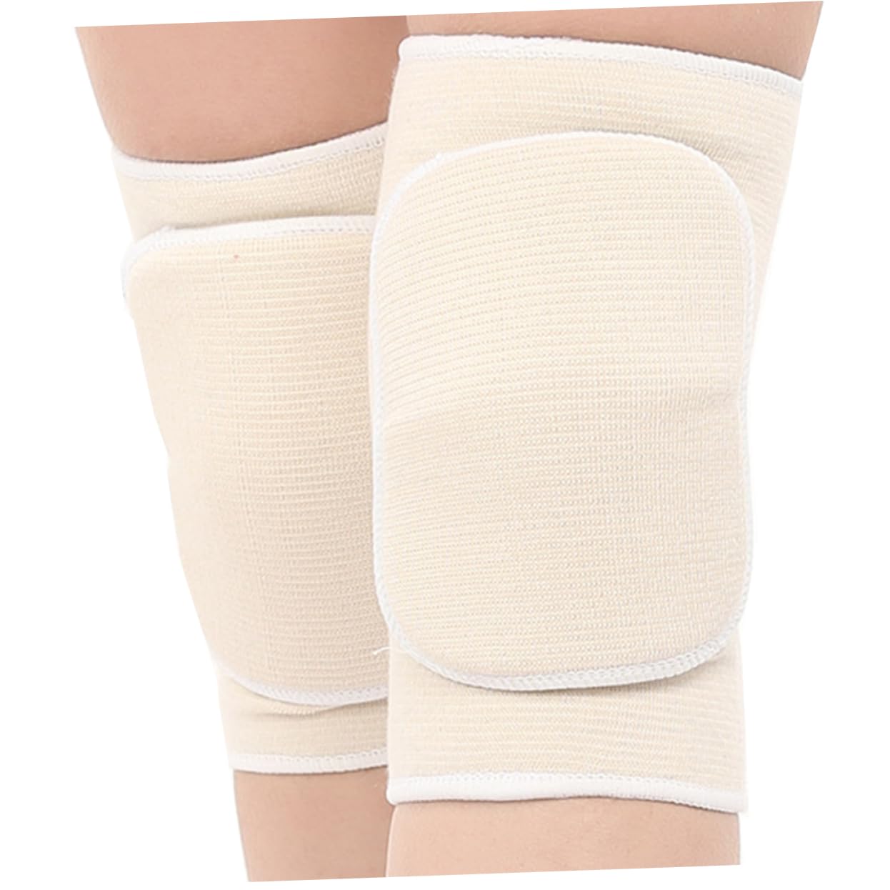 TOVINANNA 1 Pair Full Cotton Thickened Sponge Knee for Fall Protection Support Brace for Sports Exercise Fitness