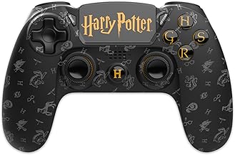 Freaks and Geeks Harry Potter - Manette Sans Fil PS4 - Prise Jack - Boutons Lumineux - Noir