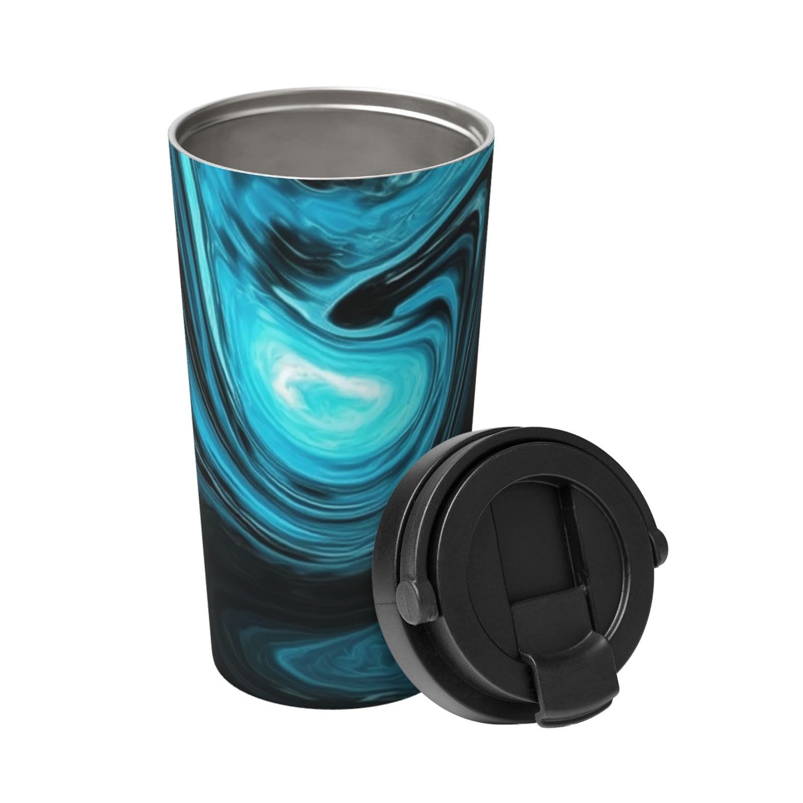 Mug isotherme anti-déversement avec poignée pour voyage