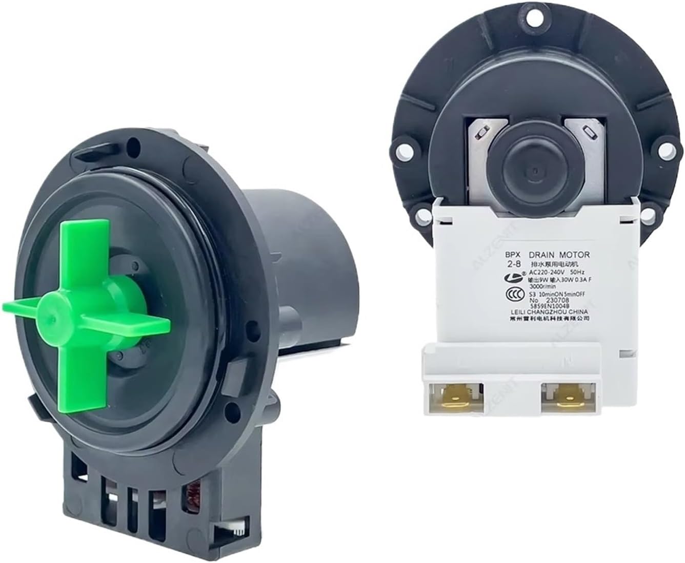 Drain Pump Motor，Compatible For LG，Washing Machine BPX2-8 AC220-240V 50Hz 30W 3000r/min Washer Drainage Parts Accessories