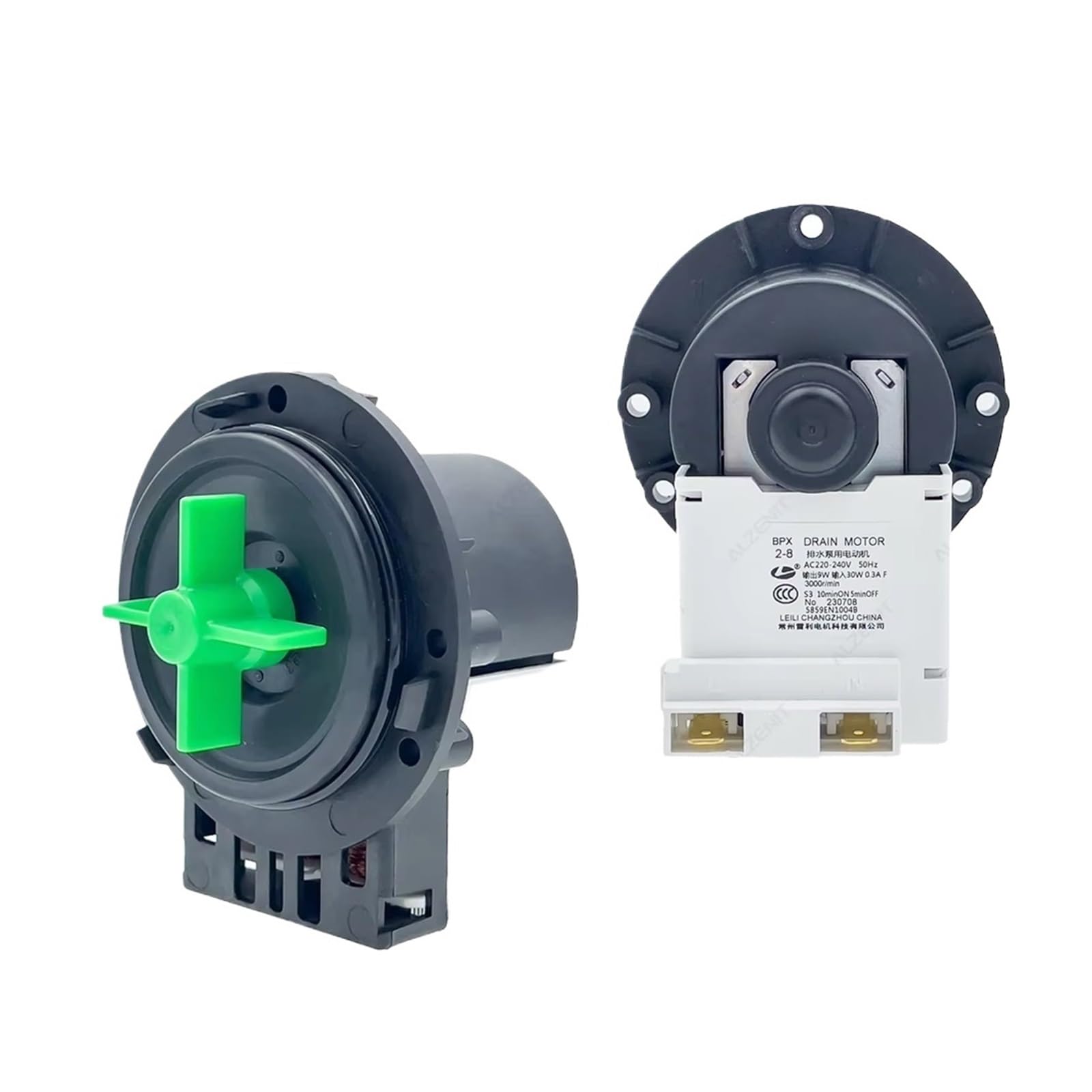 Drain Pump Motor，Compatible For LG，Washing Machine BPX2-8 AC220-240V 50Hz 30W 3000r/min Water pump