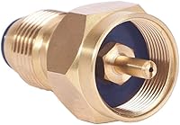 Vista 3 de DozyAnt adaptador universal para relleno de garrafa de propano, desechable, el más seguro. Accesorio de válvula reguladora 100% sólida para todos