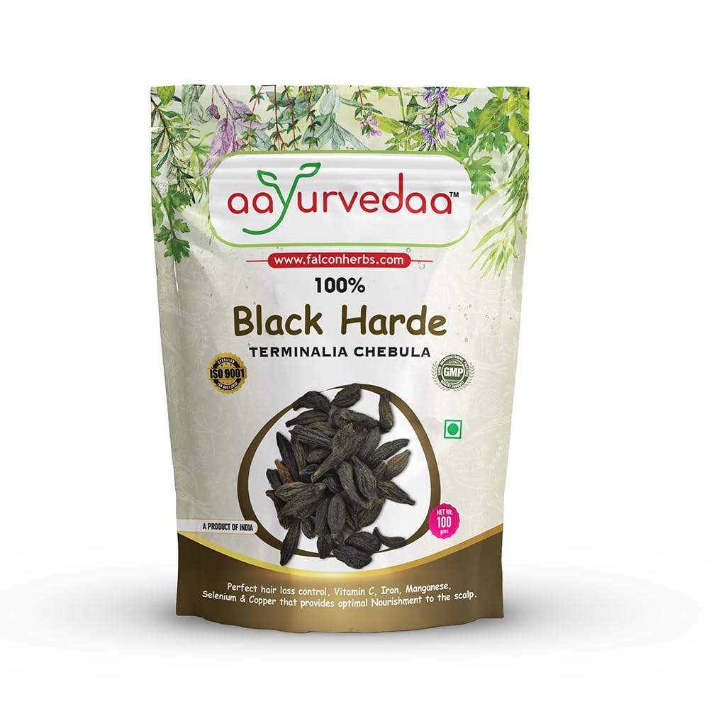 Black Harde | 100gms | boost immunity, improve strength and provide nourishment to the scalp, Perfect hair loss control and Provides optional Nourishment to the Scalp