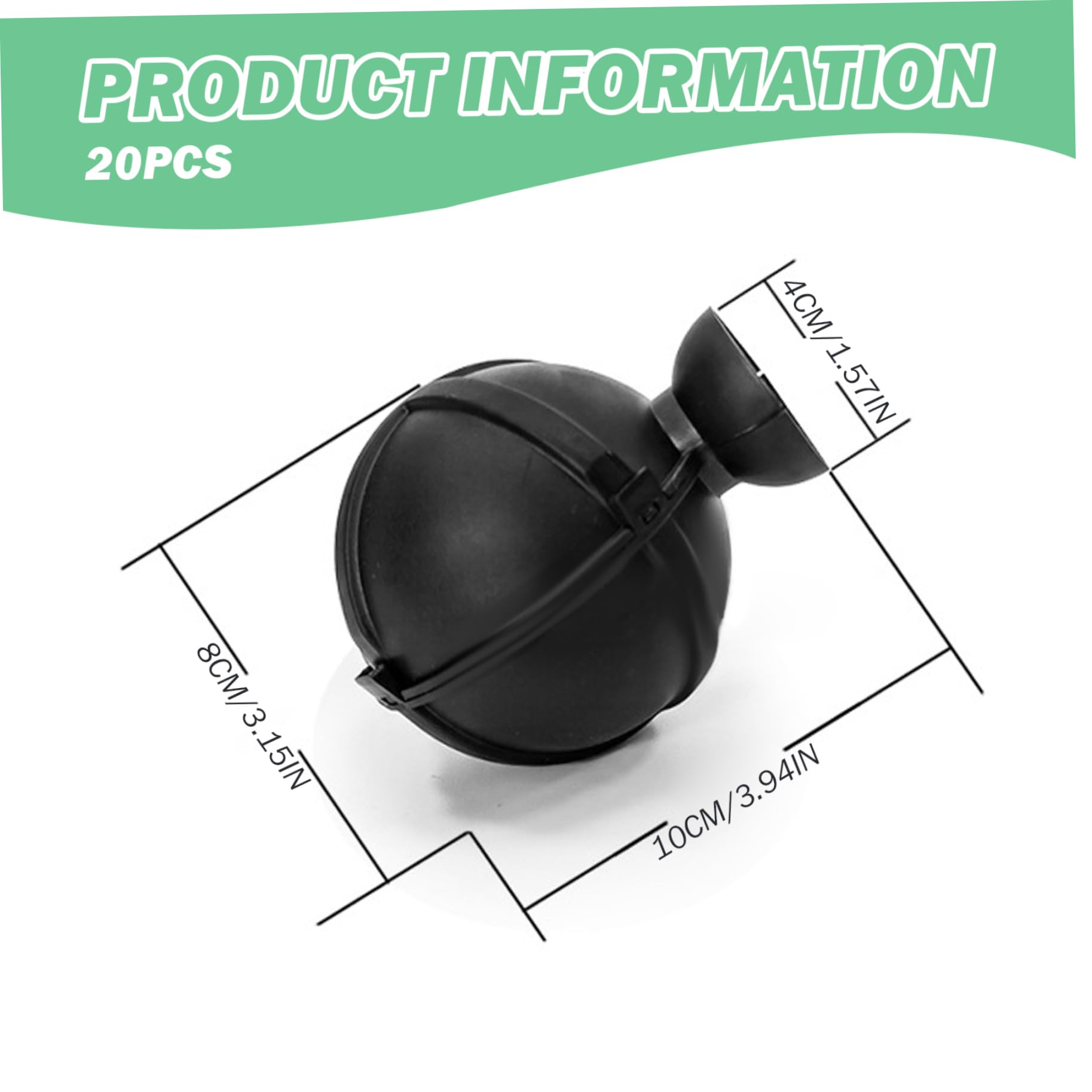 Vainas de de Aire, 20 Piezas, Bola de injerto de 3, 15 Pulgadas para Ramas de 0, 8-2cm, Bola de enraizamiento de Plantas autoblocante ventilada para jardinería