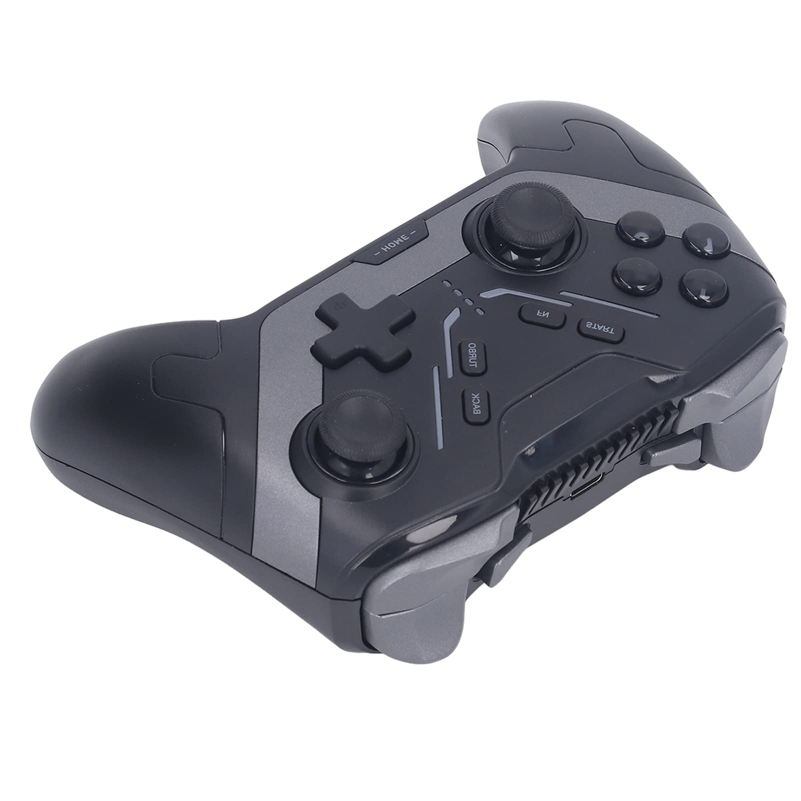 Shanrya Gamepad per PC, Controller Wireless Sicuro Programmabile per Il Giocatore della Sala Giochi