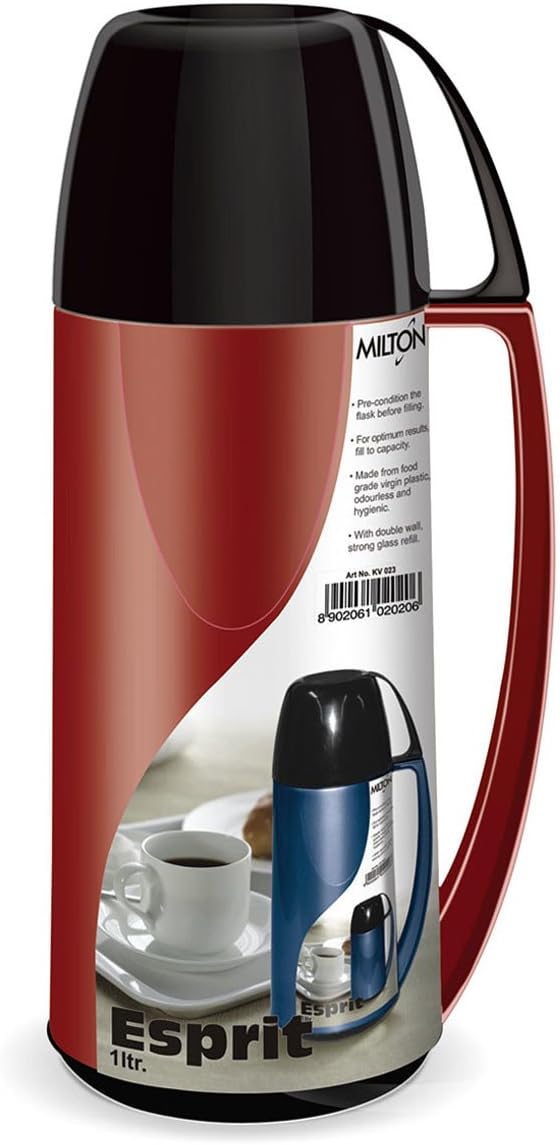 Treat Esprit KV-023 Thermos Flask, 1000 ml, Red