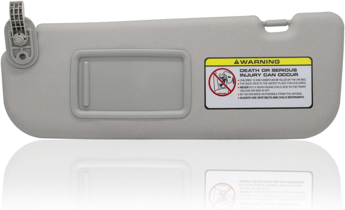 Genuine Left Side Gray Sun Visor For 2011-2015 Hyundai Elantra MD (Part #852103X000TX) 6 thumbnail image