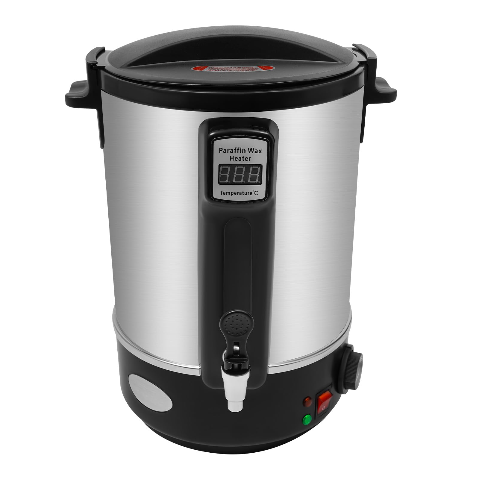 12 l topienia wosku do produkcji świec, 220-240 V, 1100 W, elektryczna doniczka do topienia wosku, regulowana temperatura 86℉-212℉, stal nierdzewna 201, do małych sklepów z woskiem i produkcji