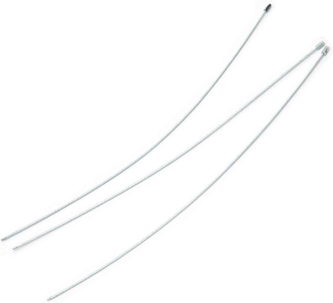 100 Security Lanyard Wire Ball & Point Metal 8 Inch EAS Loss Prevention by Bullseye Protection - for Hard Tags and Antisholifting Systems Clothes Security Tag Lanyard for Anti-Theft Systems