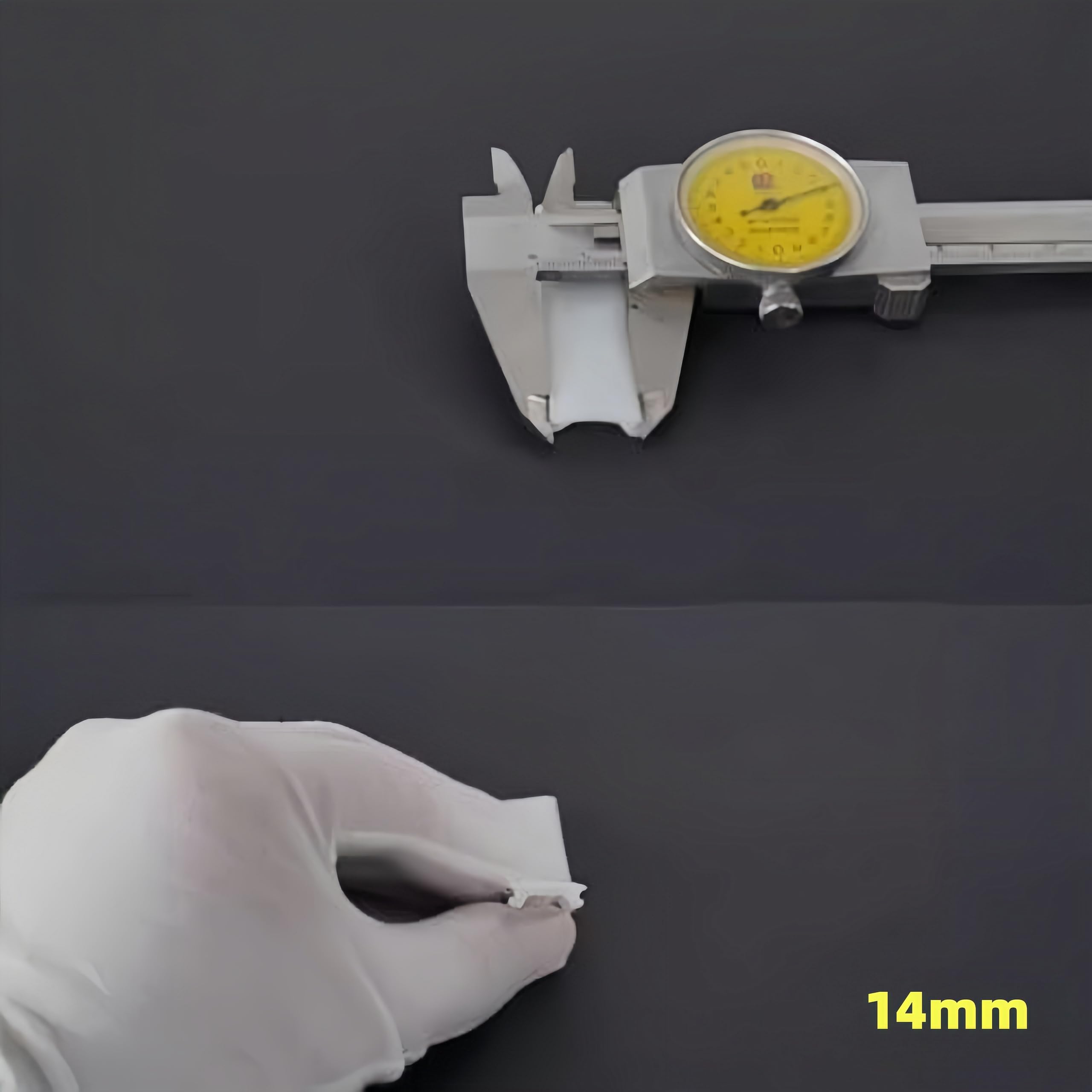 KSDLMPA 16.4Ft/5M Silicone LED Cover, Alumium Profile Silicone Channel Diffuser Flexible PC Lampshade Line for Strip Lights, Ceiling Lamp, Under Cabinet Cover Replaceable Installation (14mm)