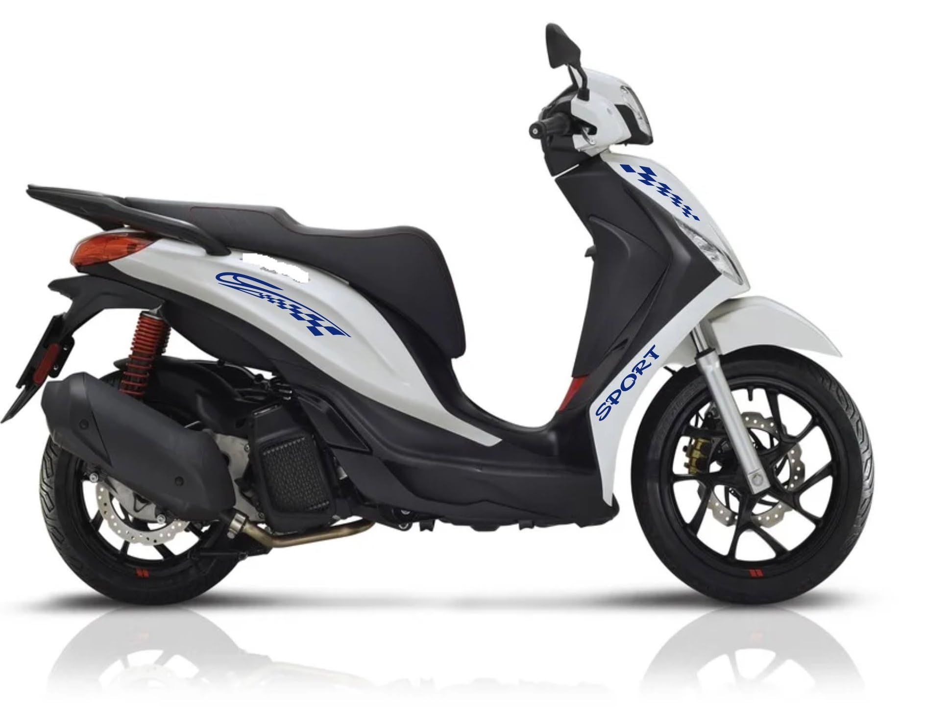 Autodomy Aufkleber Set - 6 Sport Racing Flaggen Sticker Für Auto & Motorrad