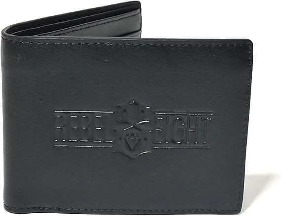 Amazon Co Jp Rebel8 レベルエイト 財布 二つ折り財布 レザー ブラックonesize B系 ファッション メンズ ヒップホップ ストリート系 Hiphop ダンス 衣装 314a0751 Reat032 シューズ バッグ