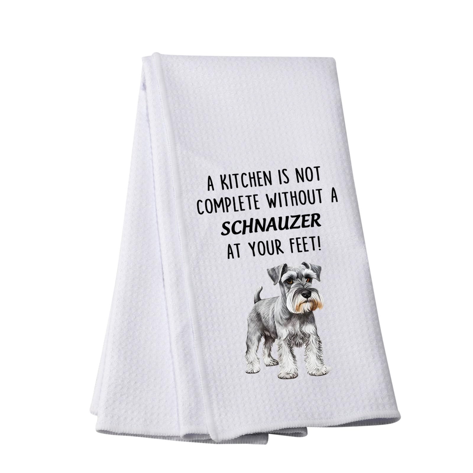 Toalla chnauzer S para amantes de los perros que adoran los detalles tiernos