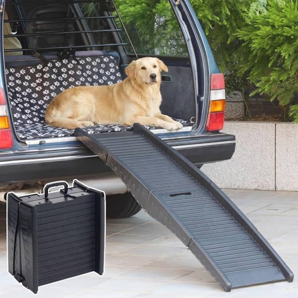 Amazon.co.jp: ペットスロープ 犬用スロープ ドッグスロープ 4つ折り