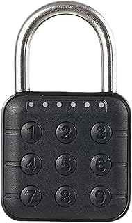 rockible Combination Padlock, Outdoor Portable Padlock, Resettable 6 Digit Password Code Digital Lock for Case, Lockers, Gym Luggage Suitcase