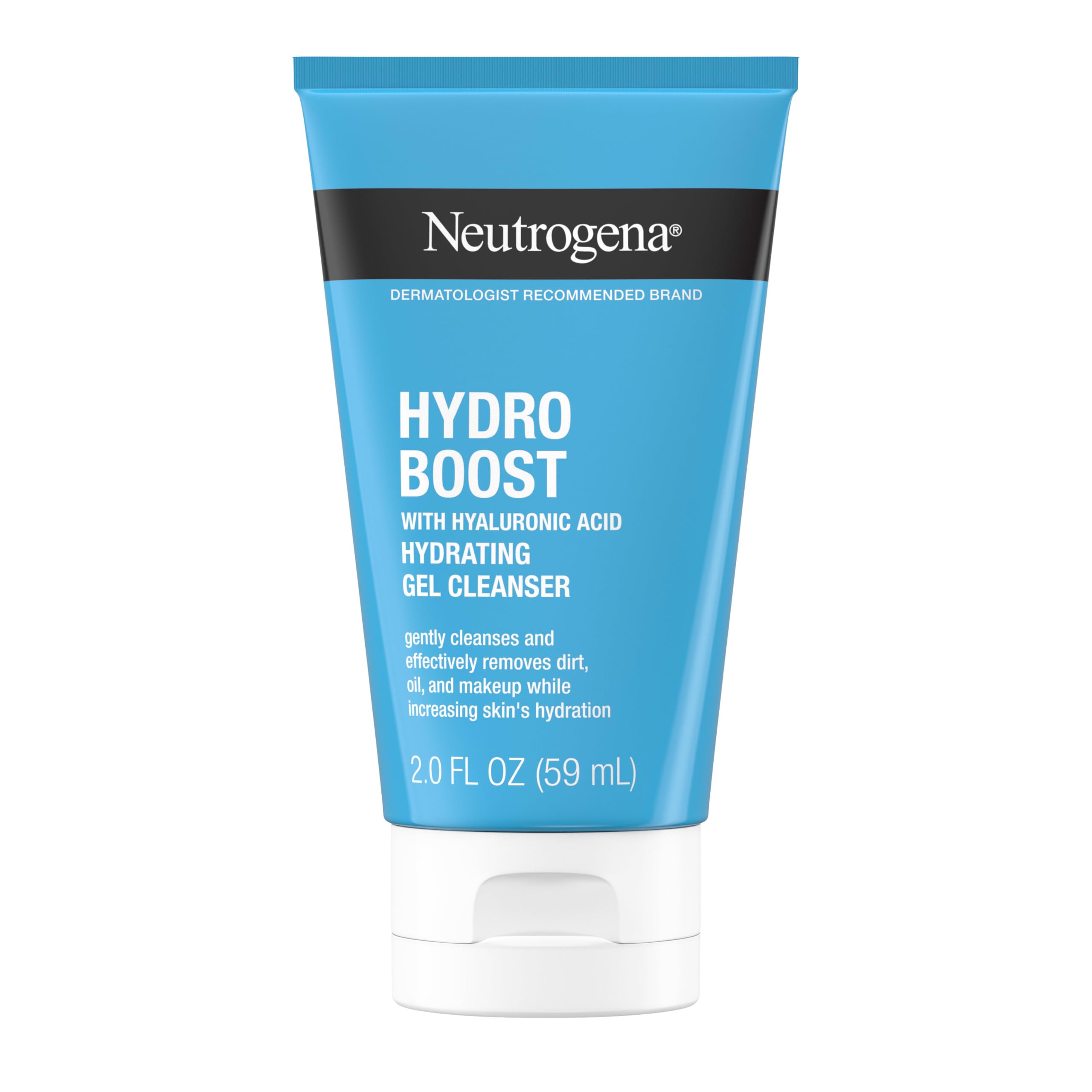 Neutrogena Hydro Boost Face Wash, Hydrating Facial Cleanser with Hyaluronic Acid, Daily Foaming Face Wash & Makeup Remover, Hypoallergenic &