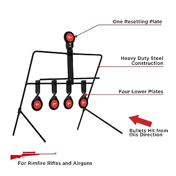 メタルマンターゲット L 3枚 Amazon.co.jp: Allen Company メタルリセットターゲット - 5