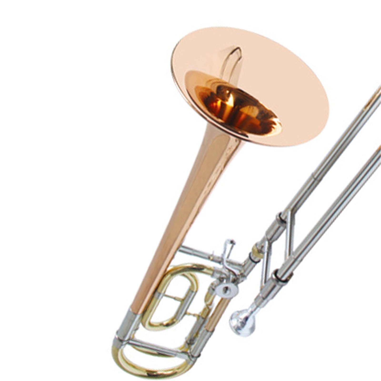 Trombone Professionnel Trombone De Transposition Ténor Sib À Clé Fa Fanfare Harpe En Laiton