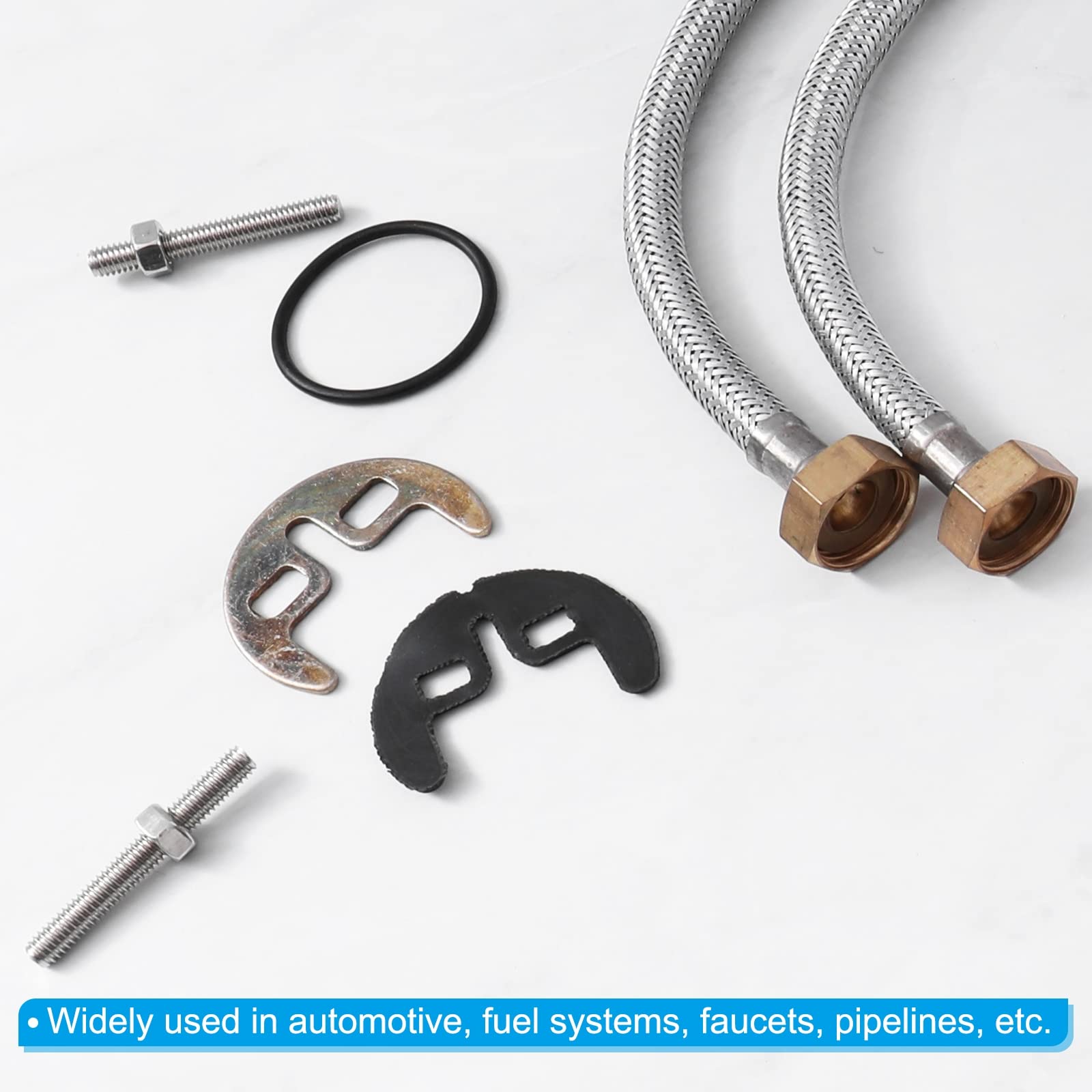 PATIKIL Nitrile Gomma O-cerchio 70mm OD 65mm ID 2.65mm Larghezza 10pz Metrico Sigillo Guarnizione per Lavandino Idraulica Automobili Riparazione Nero