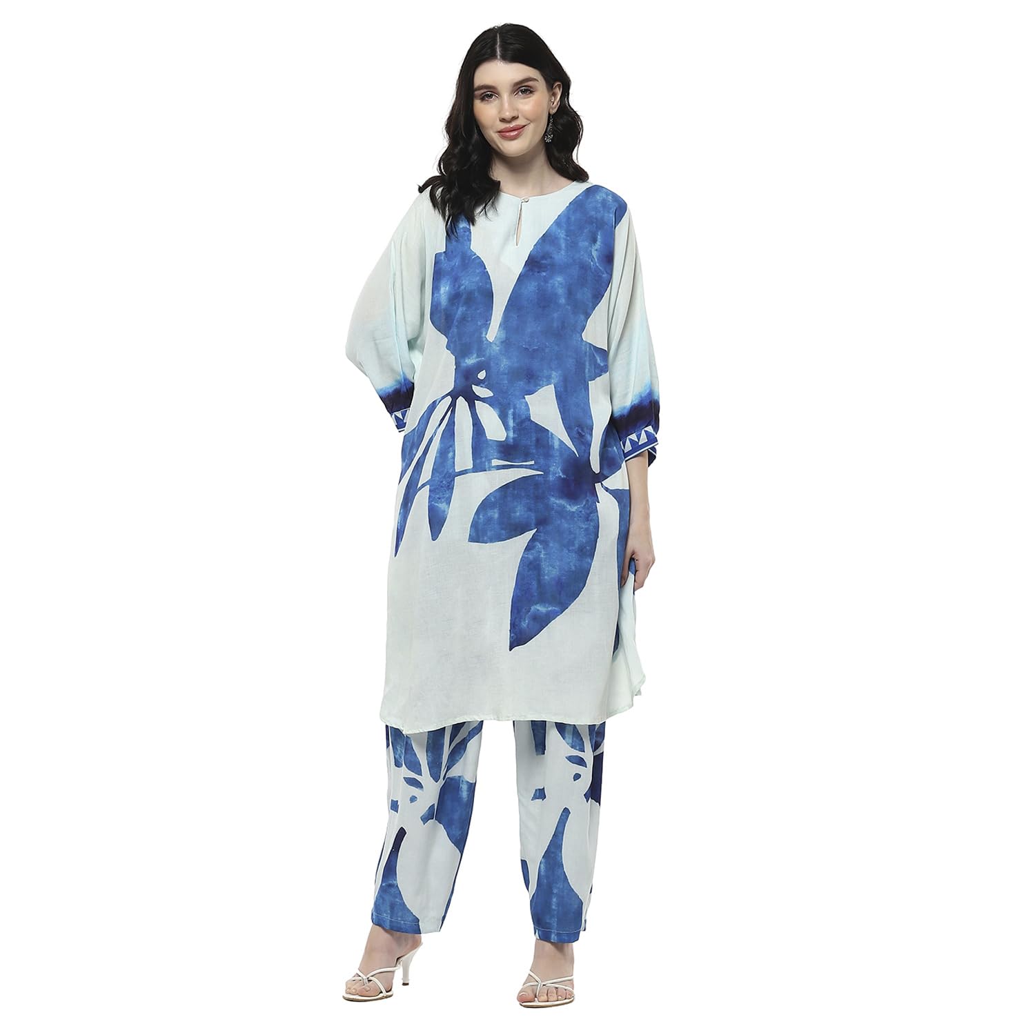 biba Women Viscose Rayon Straight Printed Suit Set-picture-36