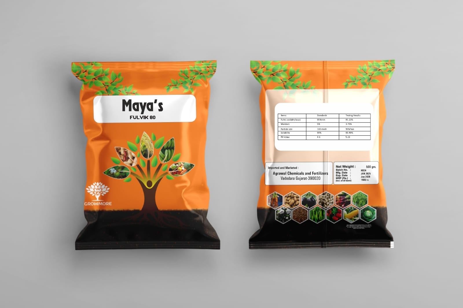 Maya's Fulvik 80 Agricultural Chemicals and Fertilizers, 500gm-image-39