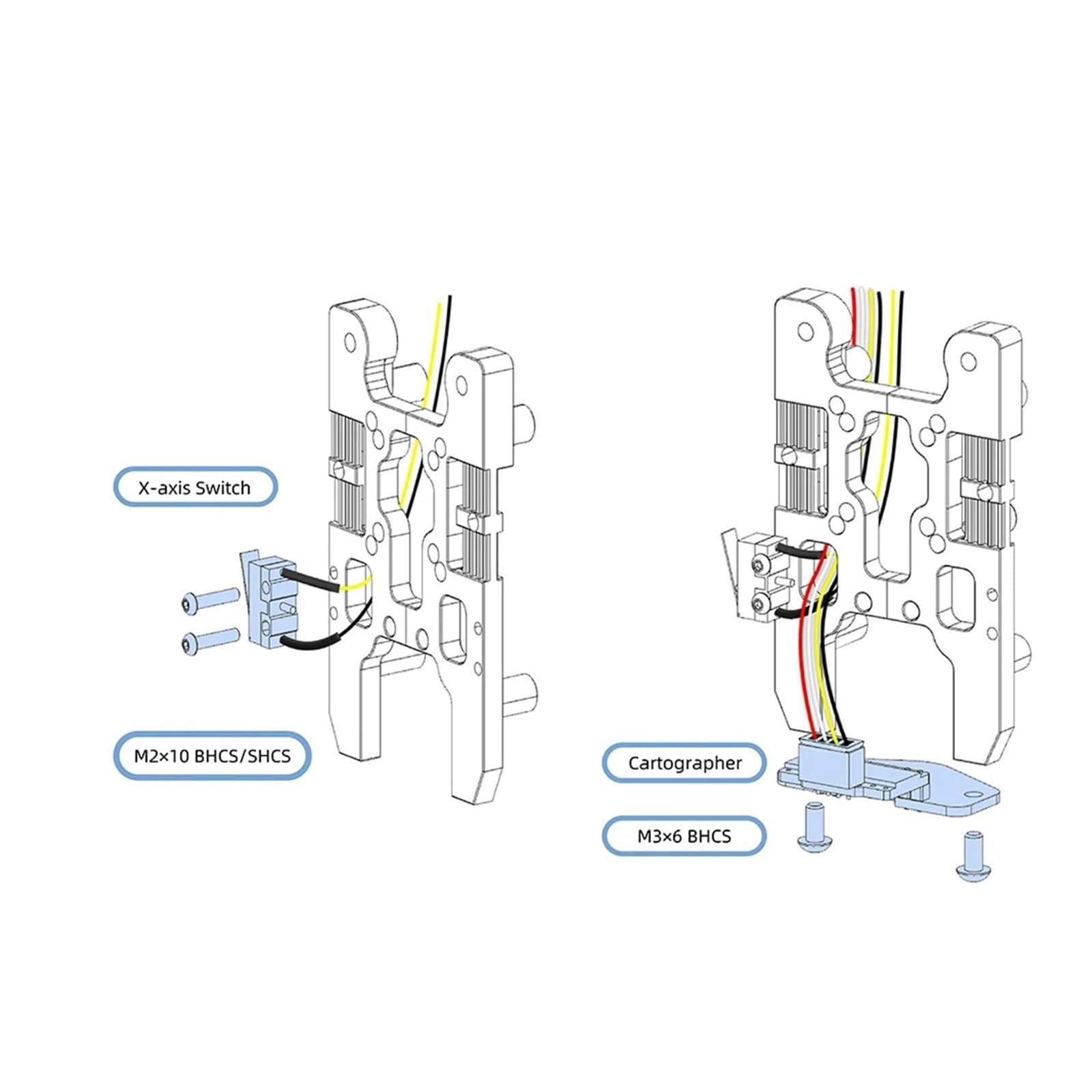 Compatible con Voron, 2.4 Sensor Bracket