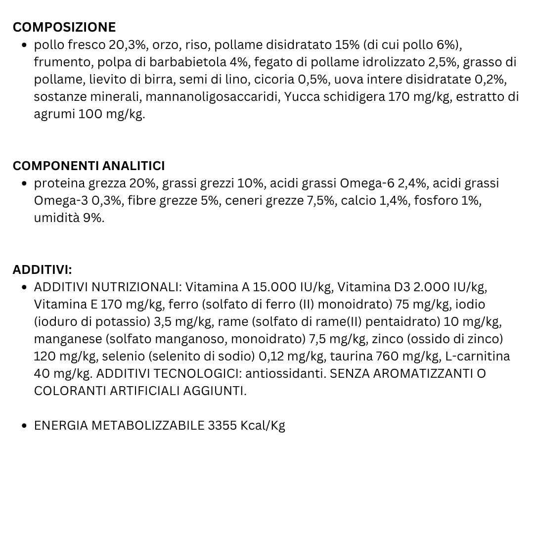 OASY Cane LIFESTAGE • Adult Light in Fat Pollo | alimento secco completo per cani adulti in sovrappeso o che svolgono attività ridotta, a ridotto contenuto di grassi, 1 confezione da 12 kg.