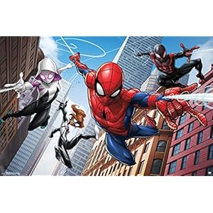 Trends International Marvel Comics – Spider-Man – Web Heroes Wall Poster, 22.375″ x 34″, Unframed Version