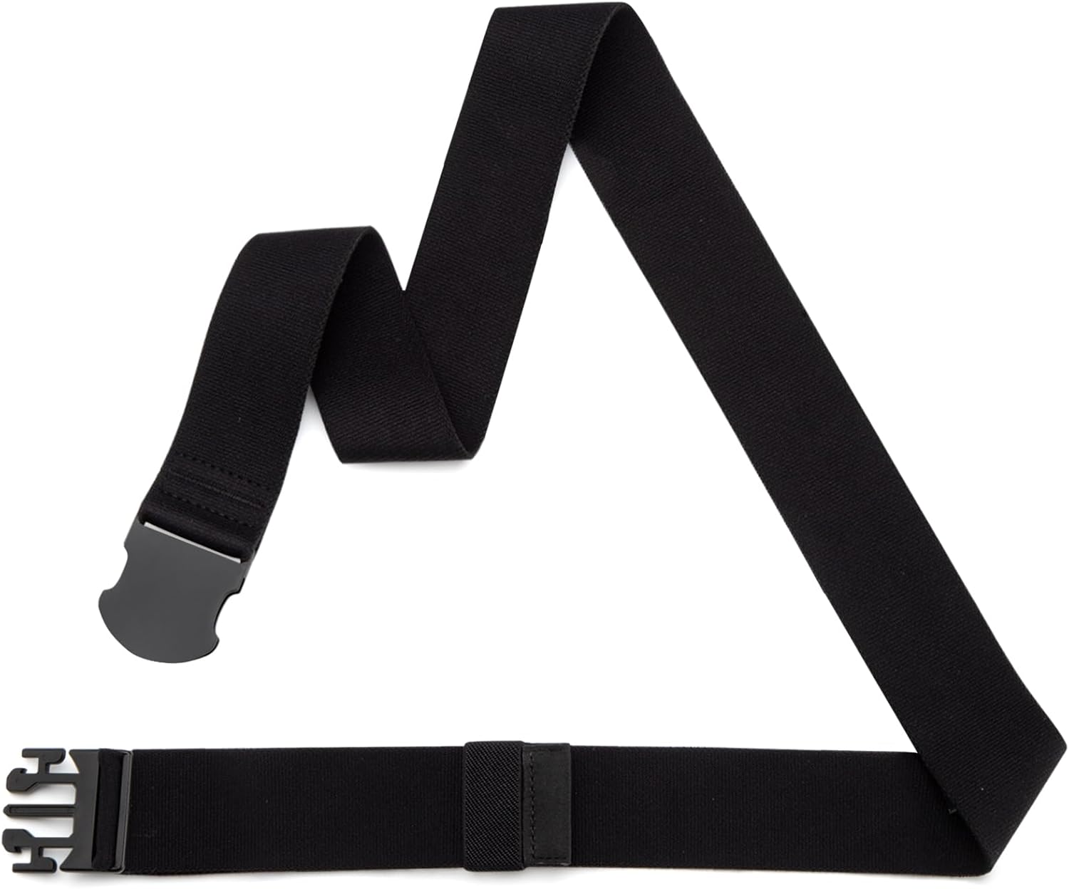 Elastic Belts for Men Stretch Nylon Belt With No Metal Plastic Buckle, Lightweight Golf Hiking Travel Belt - Image 7