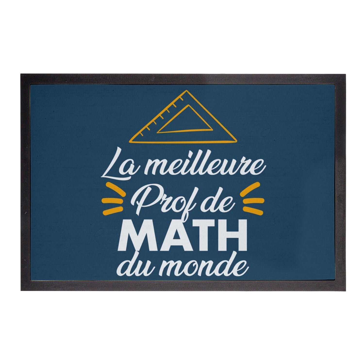 Paillasson Prof de Math Bleu : Dites Adieu à la Poussière de l'Entrée