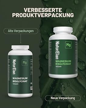 Magnesium Bisglycinate High Dose - 300 mg Magnesium per Daily Dose Vegan 180 capsules laboratory tested premium: chelated magnesium glycinate