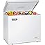 Commercial Top Chest Freezer 7 Cu. Ft - Deep Ice Cream Freezer with Wire Storage Basket, Solid Door, for Groceries, Kitchen, 