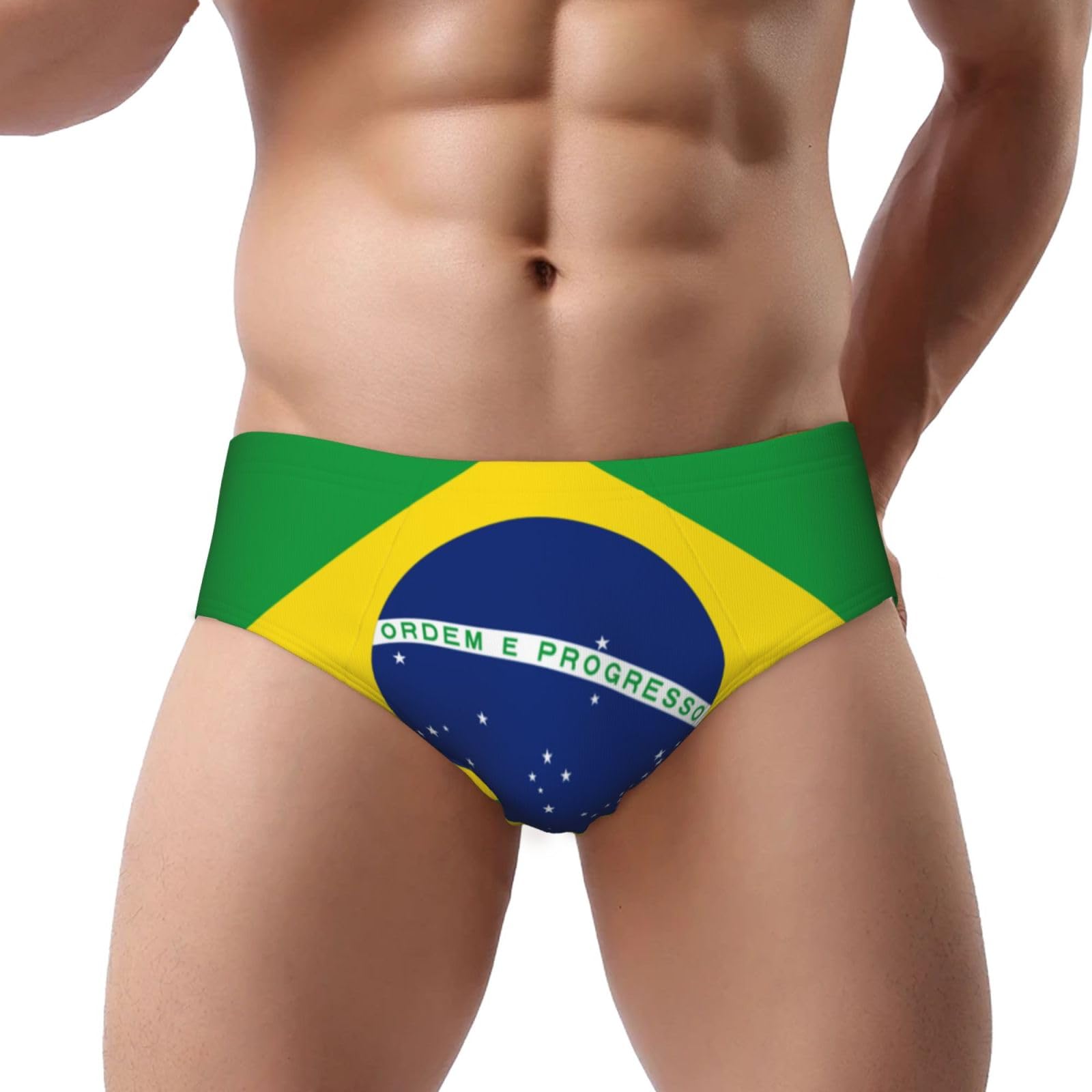 Kwqdozf Men's Brazil Flag 4 Guyana Flag Triangle Briefs Briefs Swim Soft Triangle Thong