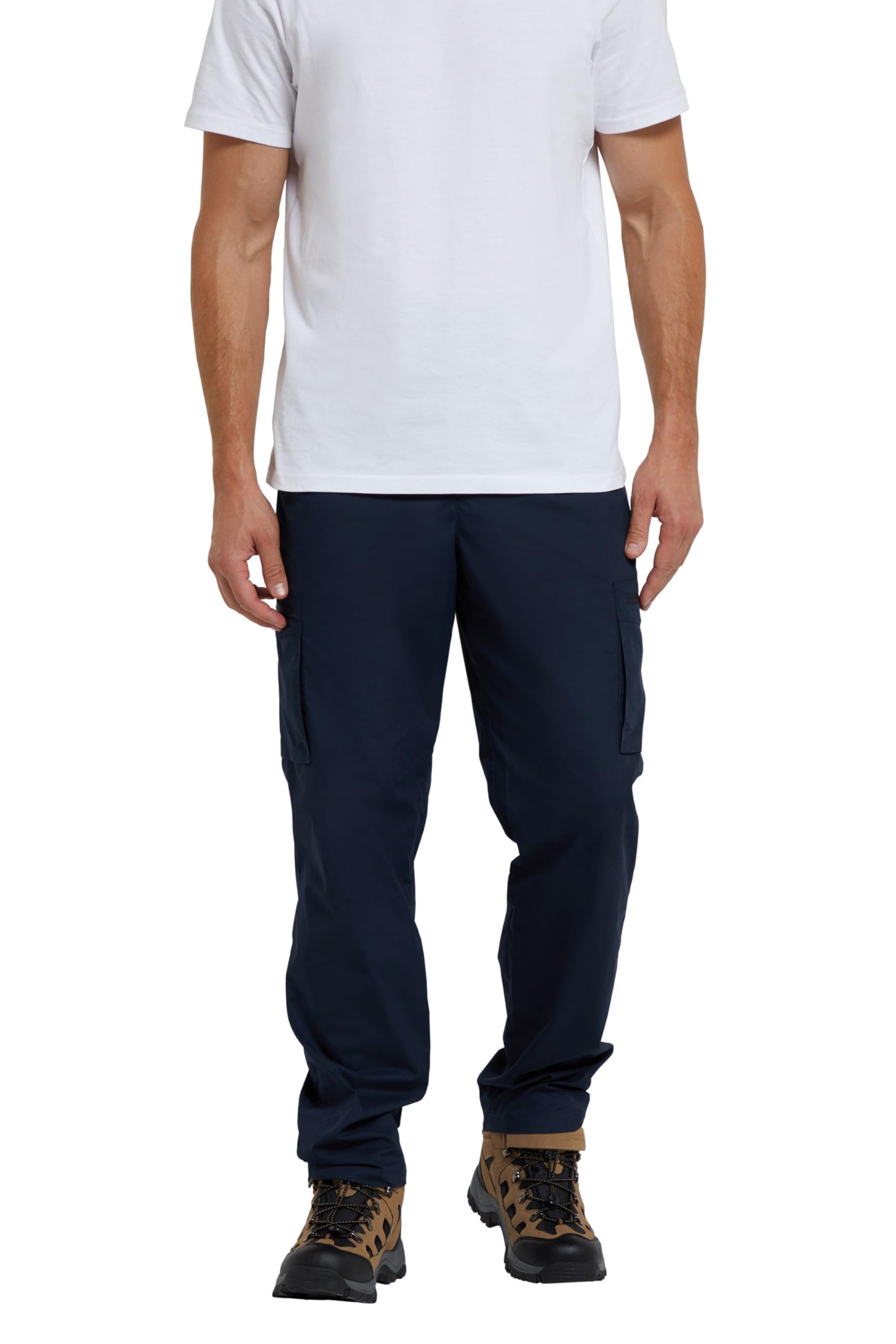Mountain Warehouse Men's Dark Blue Trek Upf 50+ Outdoor Trousers W32