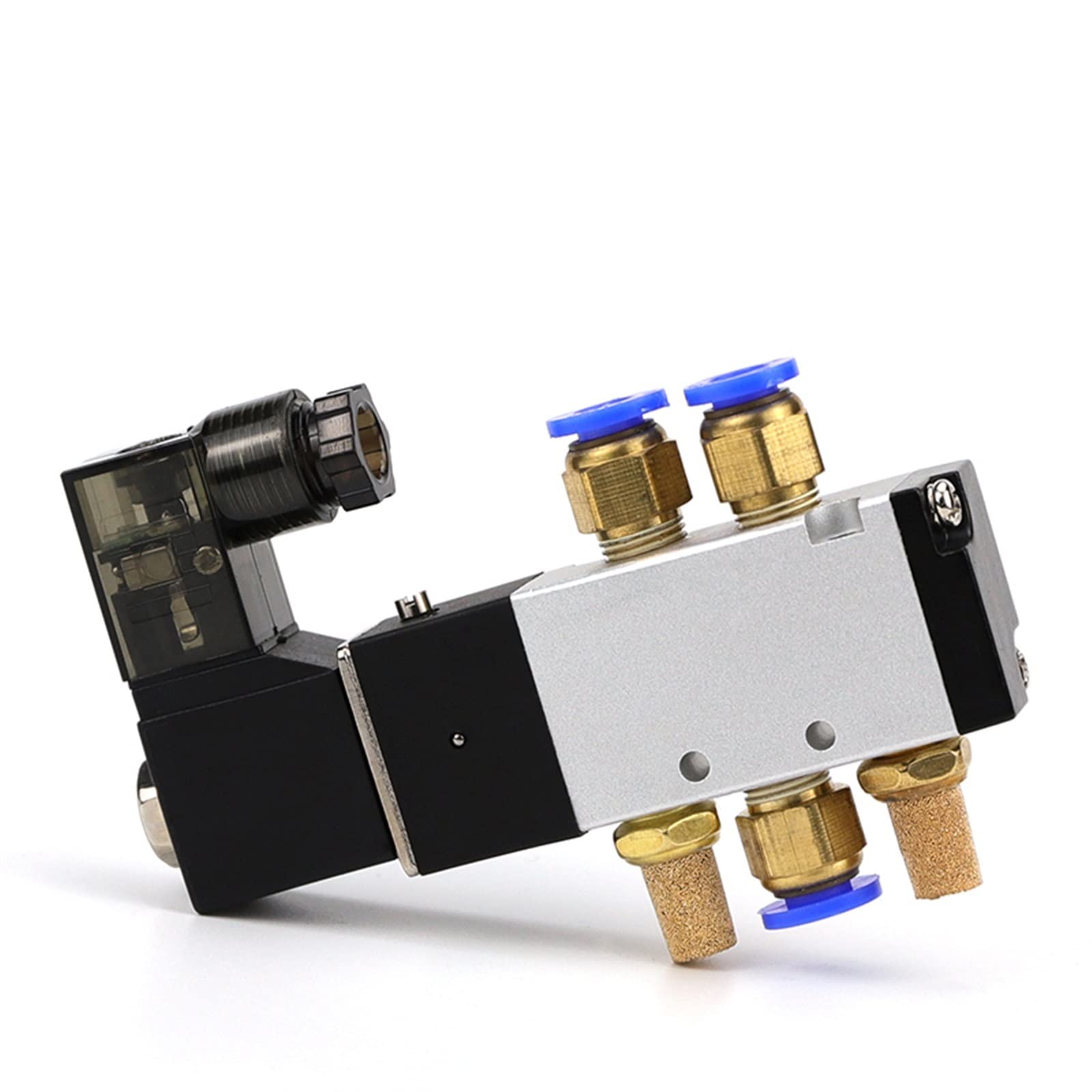 Électrovanne pneumatique 4V110-06 pour l'automatisation d'ateliers mécaniques