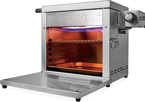 Miniatura 2 de GASPRO Parrilla infrarroja de propano multitarea, asador XL y plancha de hierro fundido 2 en 1, maestro de cocina al aire libre, área de cocción