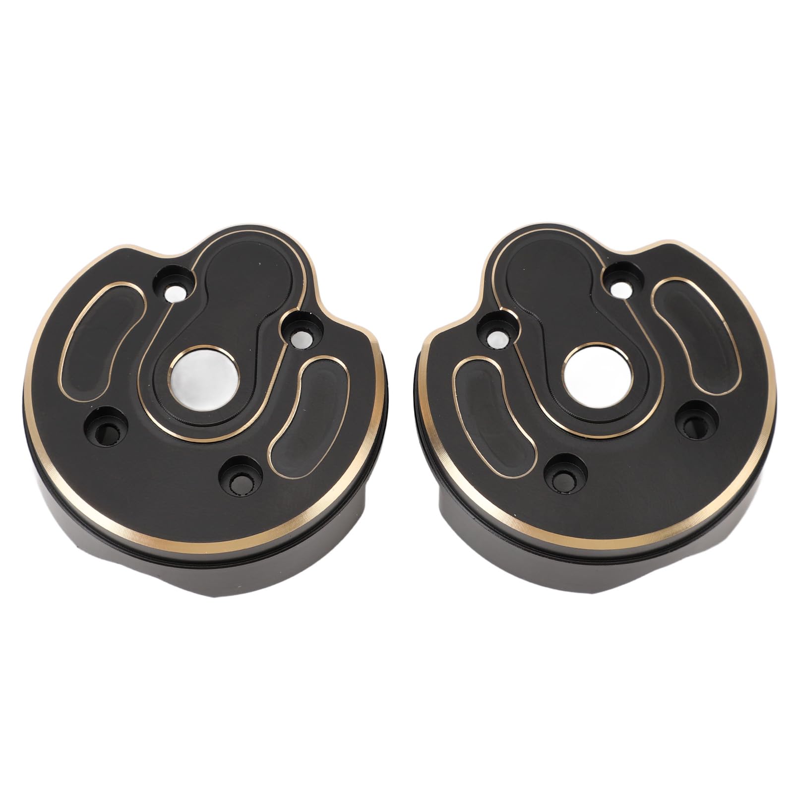 VGEBY 2PCS Brass Differential Covers Front Rear Axle Diff Cover Replacement for Capra Axles for SCX10 III 1/10 RC Crawler Car Power Plant & Driveline Systems, VGEBYggh7qnt63e